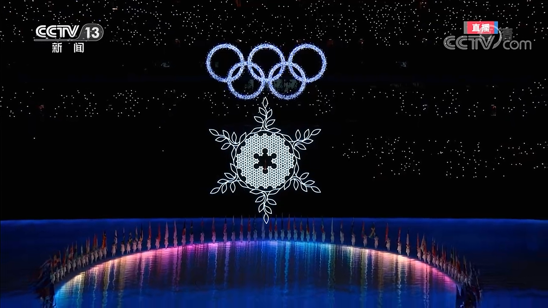 冬奥会开幕式你不知道的事：“备份零秒切换”，奥运五环还有备胎？