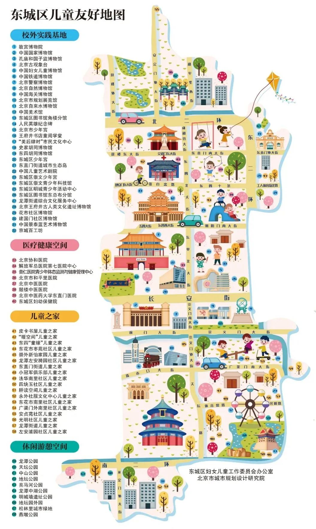 暑期来临北京东城有哪些独具特色的儿童文化场所 快来看看这份地图