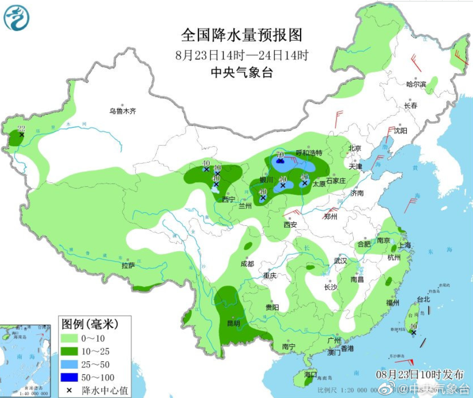 中央气象台发布未来一周雨情：四川中东部和重庆等地雨势明显