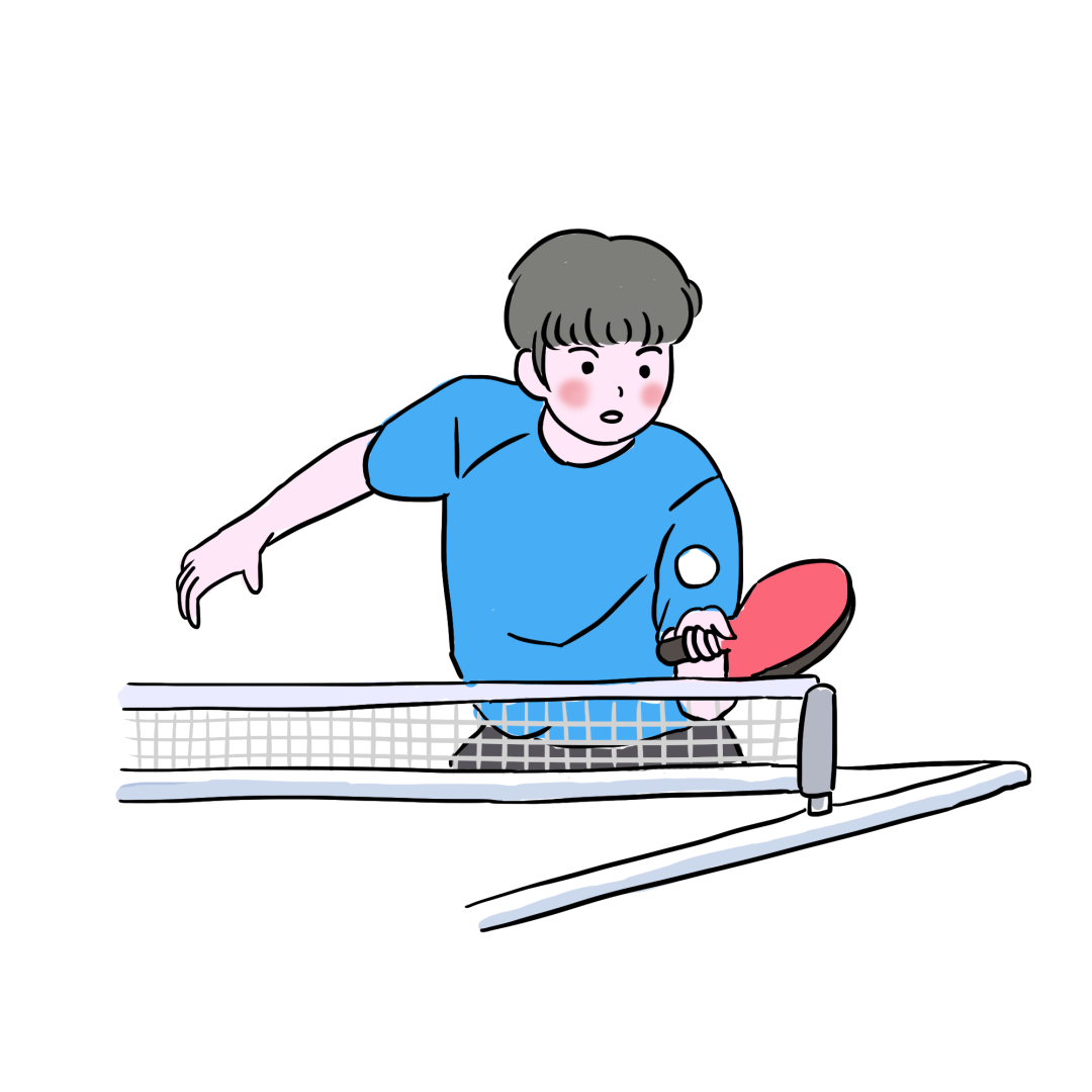 乒乓球卡通头像男图片